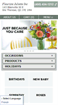 Mobile Screenshot of fleuristejuliette.net