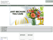 Tablet Screenshot of fleuristejuliette.net